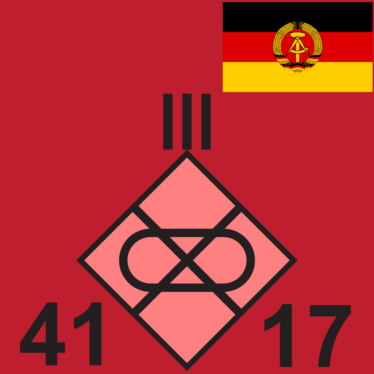 RED GDR 41 MRR 1989